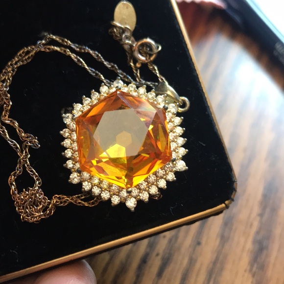 Gently worn STAUER .925 necklace with Helenite gemstone pendant - Picture 3 of 8